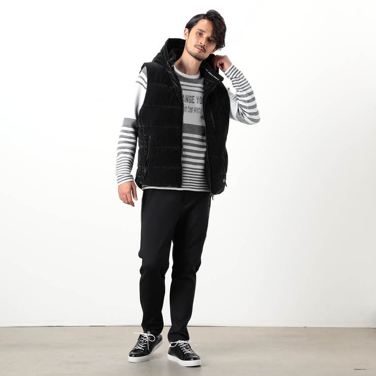 【NICOLE SPORTS】ロゴデザインパテッドベスト | NICOLE | 詳細画像2 