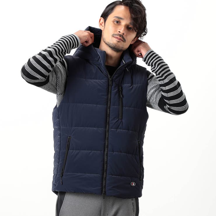 【NICOLE SPORTS】ロゴデザインパテッドベスト | NICOLE | 詳細画像22 