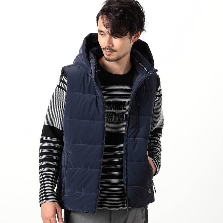 【NICOLE SPORTS】ロゴデザインパテッドベスト | NICOLE | 詳細画像4 