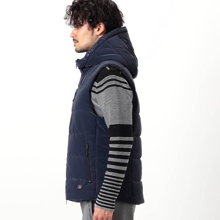 【NICOLE SPORTS】ロゴデザインパテッドベスト | NICOLE | 詳細画像5 