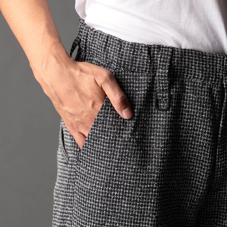 ツィードライクセットアップパンツ | NICOLE | 詳細画像11 