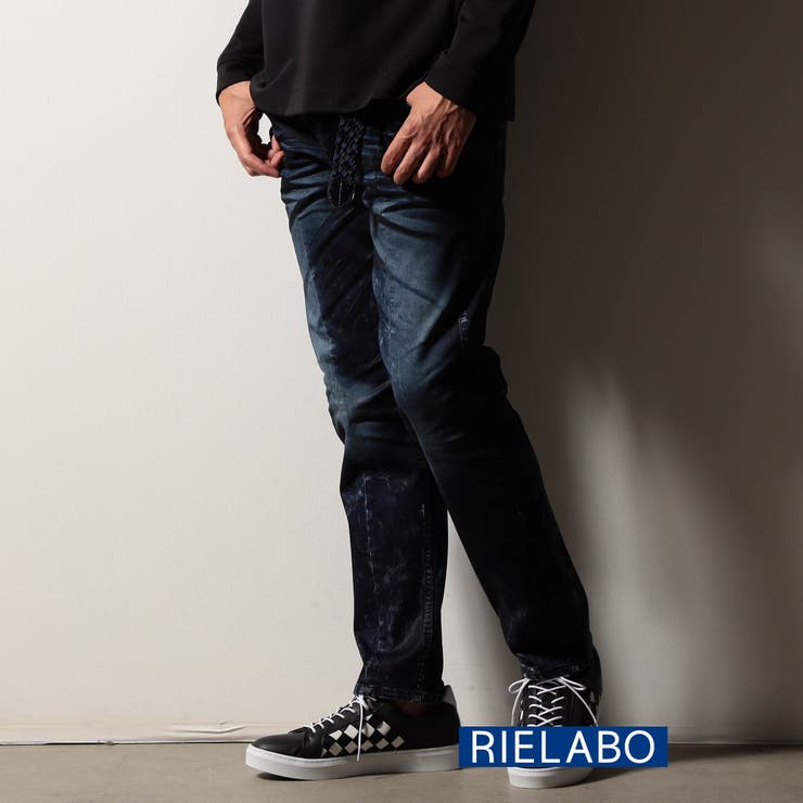 60ブルー | 【RIELABO】アラカルト ニットライクドビーストレッチデニム | NICOLE