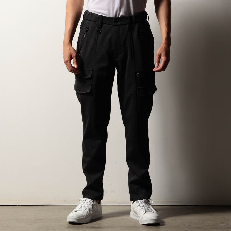 【RIELABO】ボンディング デザインカーゴパンツ | NICOLE | 詳細画像4 