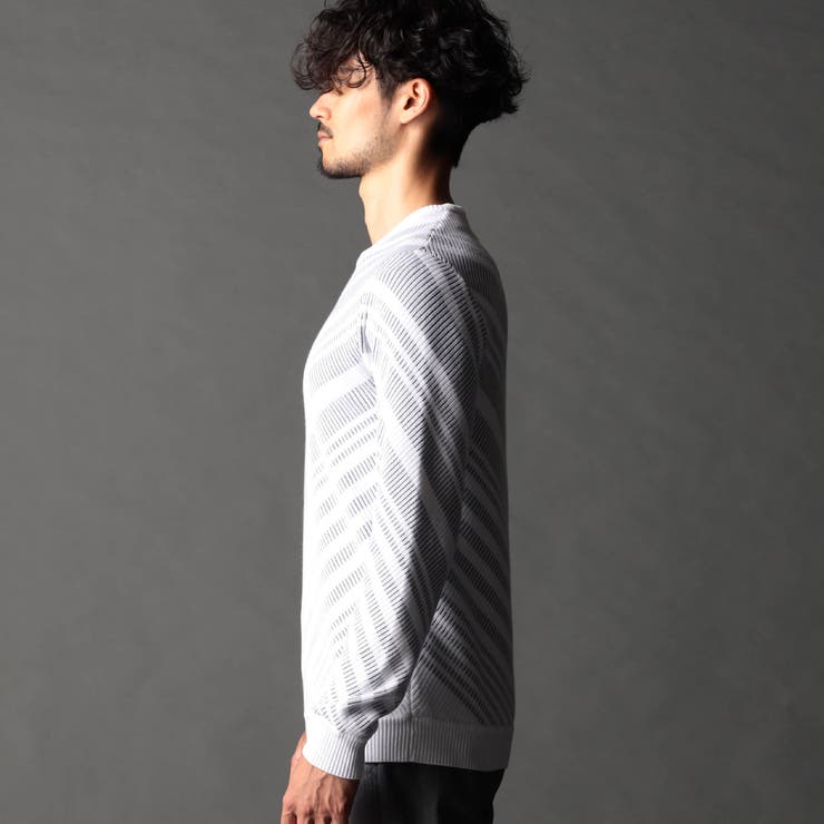 転換裏ボーダーニット | NICOLE | 詳細画像11 