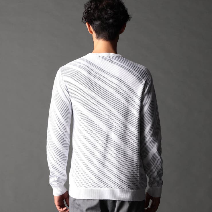 転換裏ボーダーニット | NICOLE | 詳細画像12 