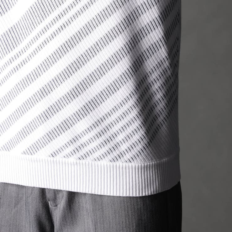 転換裏ボーダーニット | NICOLE | 詳細画像15 