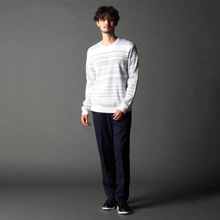 転換裏ボーダーニット | NICOLE | 詳細画像2 