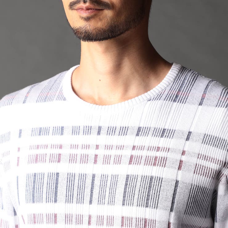 転換裏ボーダーニット | NICOLE | 詳細画像8 