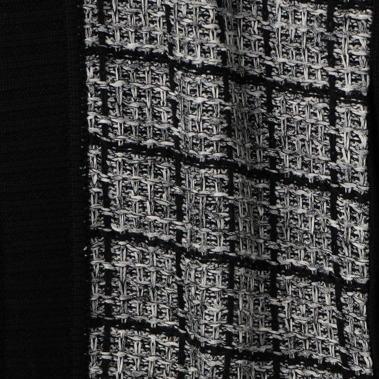 【RIELABO】ツイードチェック ドライバーズニット | NICOLE | 詳細画像16 