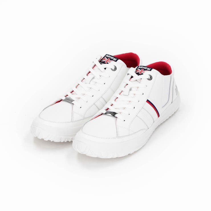 09ホワイト | Admiral 別注スニーカーV | NICOLE