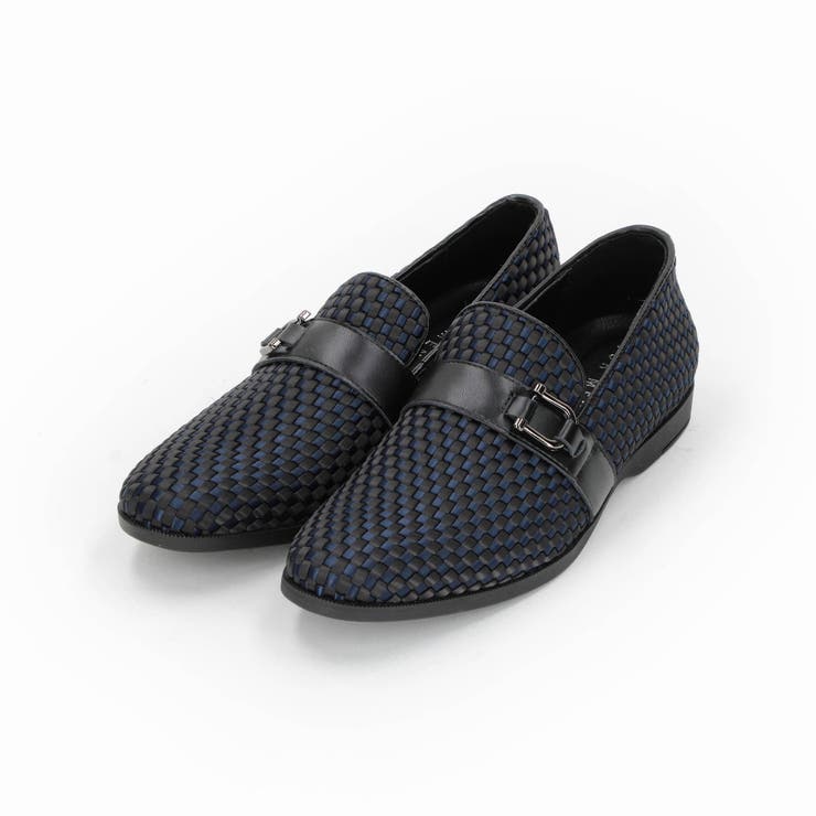 67ネイビー | コードイントレ ビットローファー | NICOLE