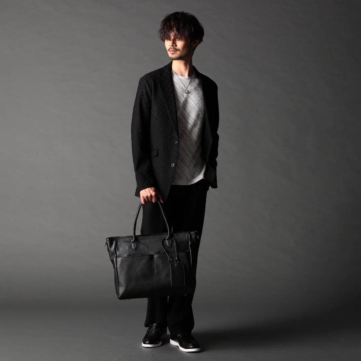 シュリンクレザー2WAYトートバッグ[品番：NICW0006947