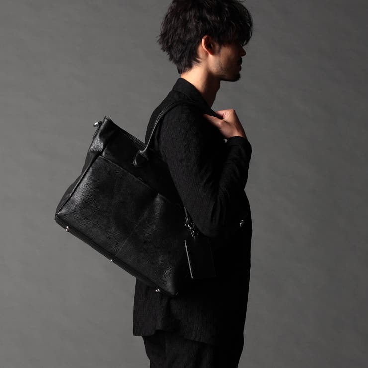 シュリンクレザー2WAYトートバッグ[品番：NICW0006947