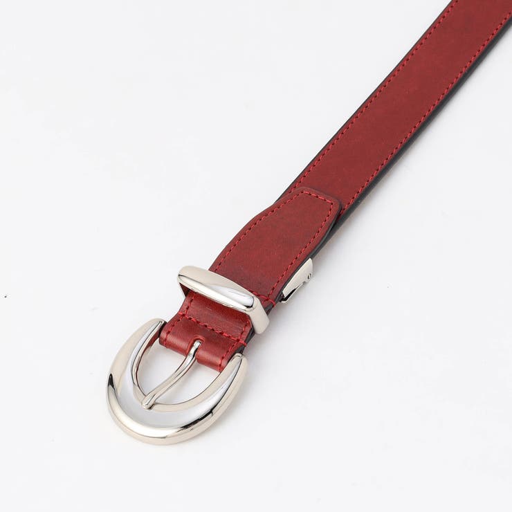 01レッド | 【RIELABO】ルガトレザー デザインベルト | NICOLE