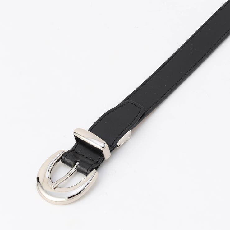 49ブラック | 【RIELABO】ルガトレザー デザインベルト | NICOLE