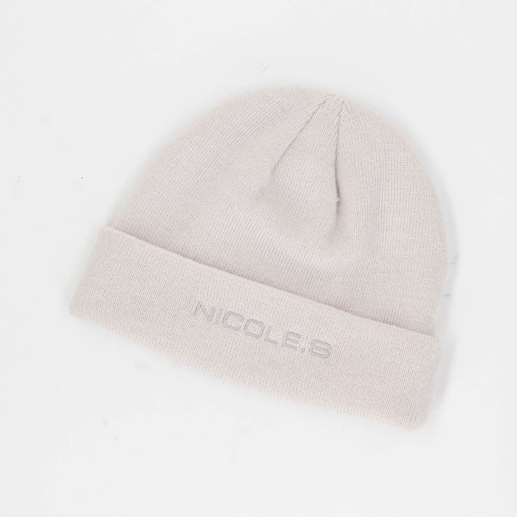 28オフホワイト | 【NICOLE SPORTS】刺繍ロゴニットワッチ | NICOLE