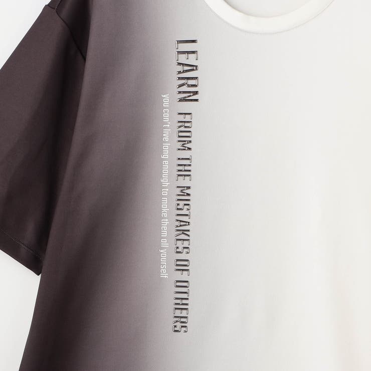 【25年モデル EC限定再販売】ストレッチポンチ 縦ロゴグラデーションTシャツ | NICOLE | 詳細画像10 