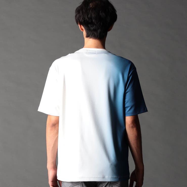 【25年モデル EC限定再販売】ストレッチポンチ 縦ロゴグラデーションTシャツ | NICOLE | 詳細画像5 