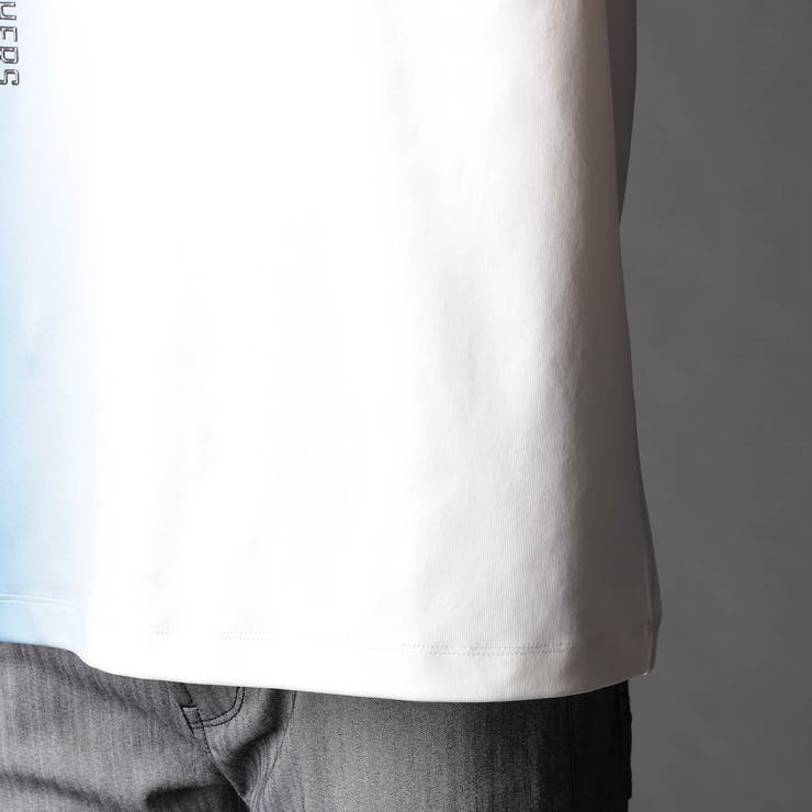 【25年モデル EC限定再販売】ストレッチポンチ 縦ロゴグラデーションTシャツ | NICOLE | 詳細画像8 