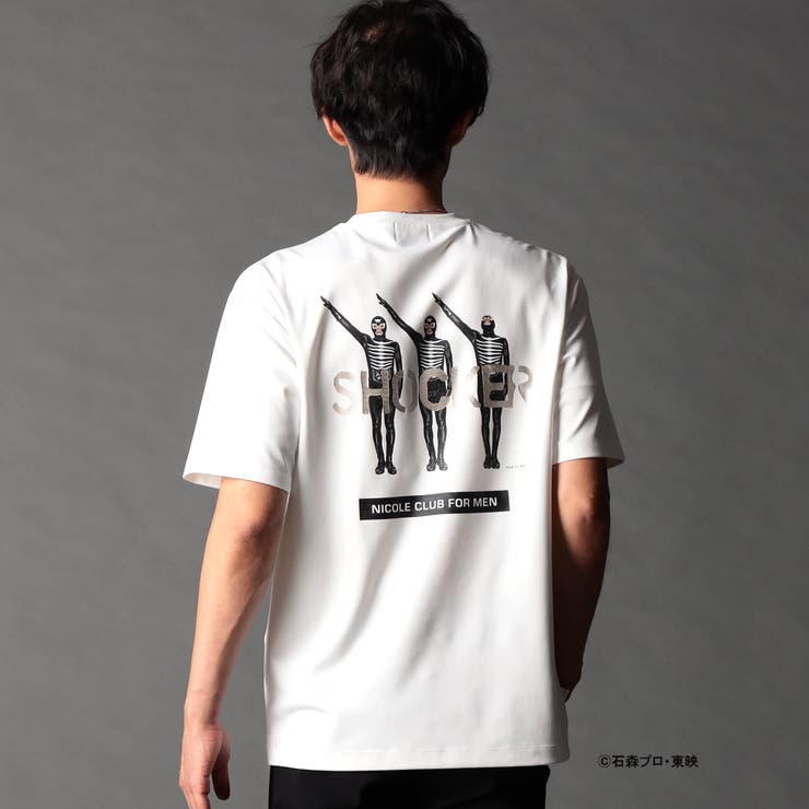 ひ*ろ様 NICOLEニコル×スクーカム　コラボ　スタジャン　希少XL 新品未使 仮面ライダー コラボTシャツ[品番：NICW0006900]｜NICOLE