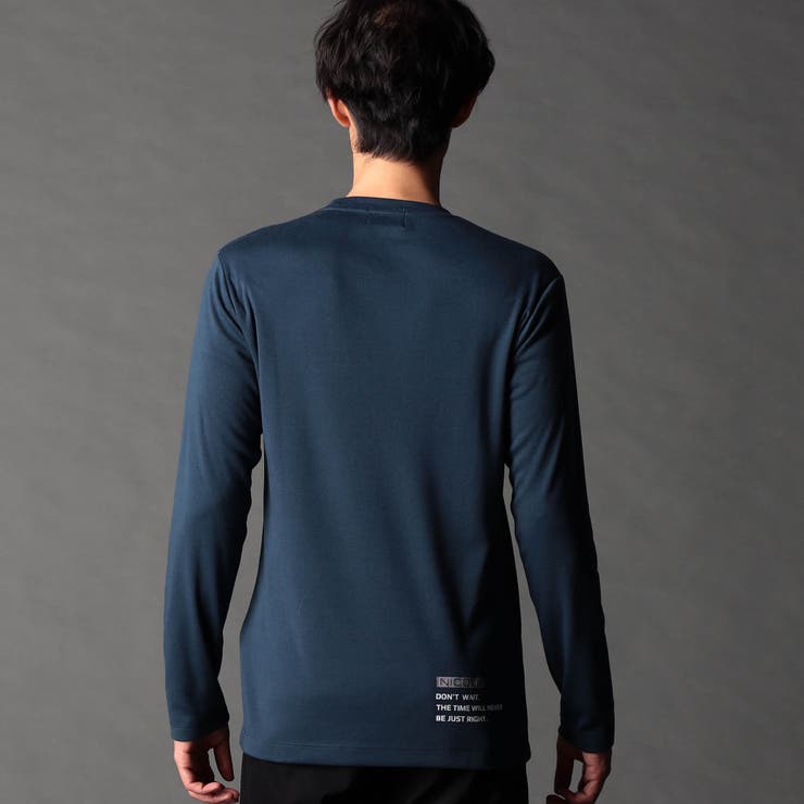 ロゴ刺繍長袖Tシャツ | NICOLE | 詳細画像7 