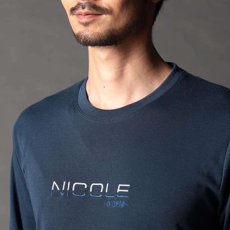 ロゴ刺繍長袖Tシャツ | NICOLE | 詳細画像8 