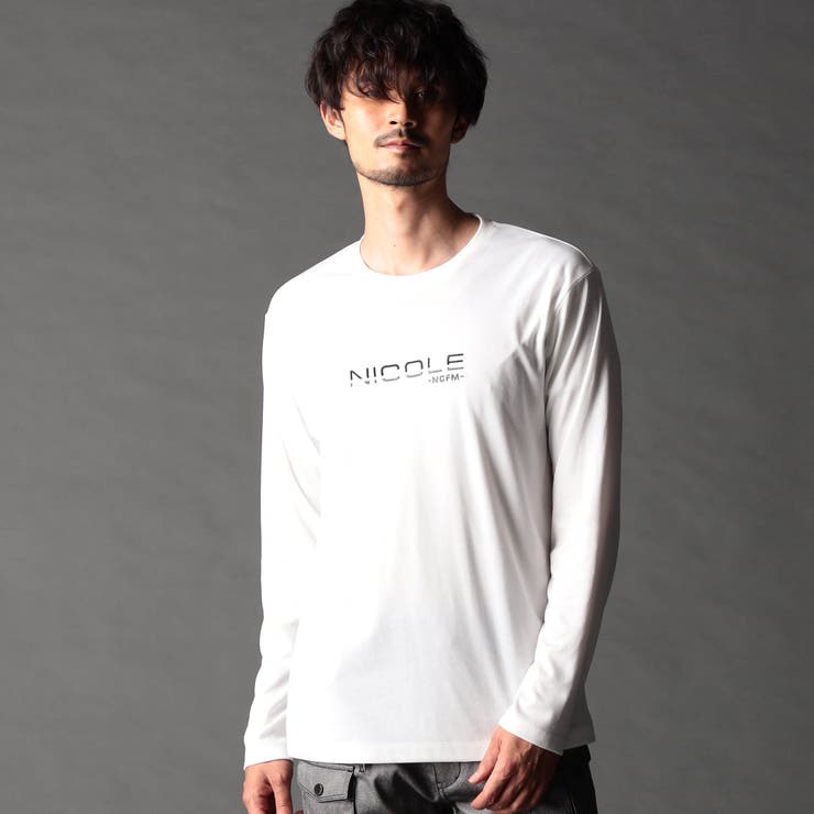 ロゴ刺繍長袖Tシャツ[品番：NICW0006971]｜NICOLE（ニコル）の