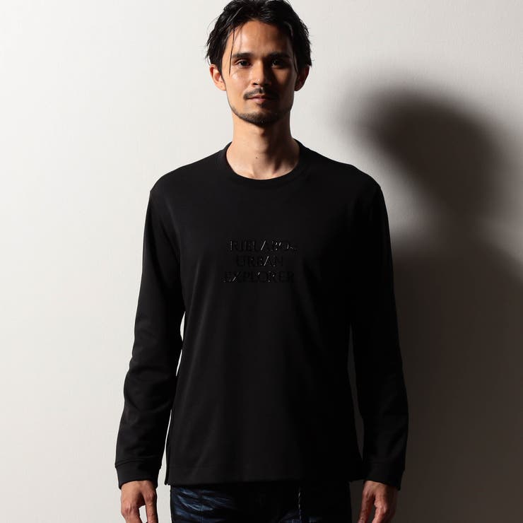 【RIELABO】ジェルロゴプリント クルーネックTシャツ | NICOLE | 詳細画像4 