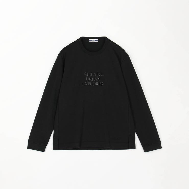 ☆要在庫確認☆ ロゴプリントクールネックTシャツ RIELABO】ジェルロゴプリント クルーネックTシャツ[品番
