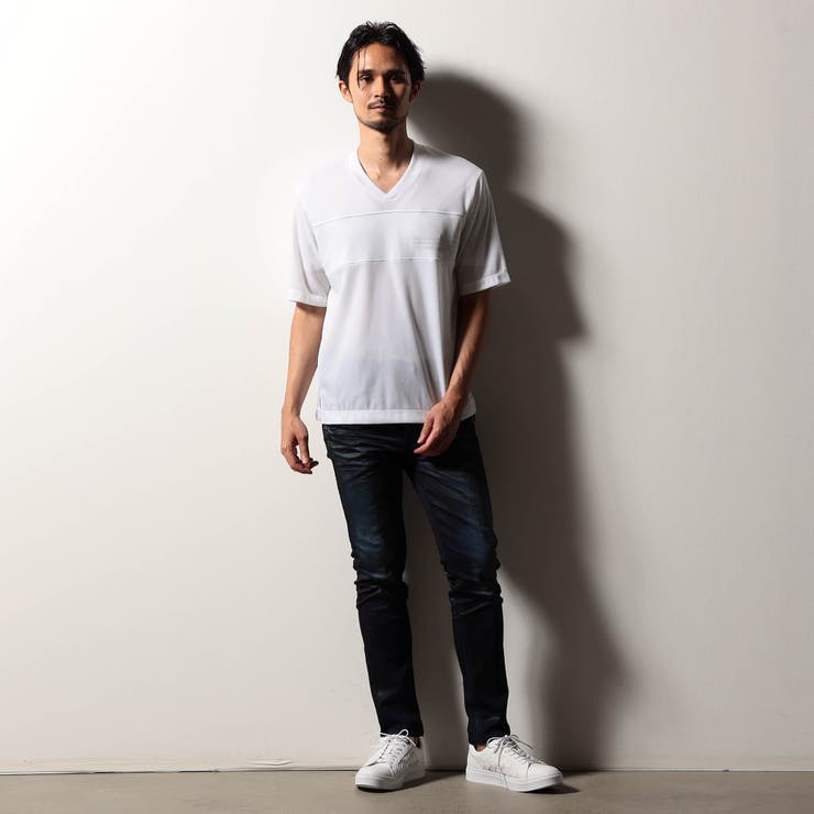 【RIELABO】デザインVネックカットソー | NICOLE | 詳細画像2 