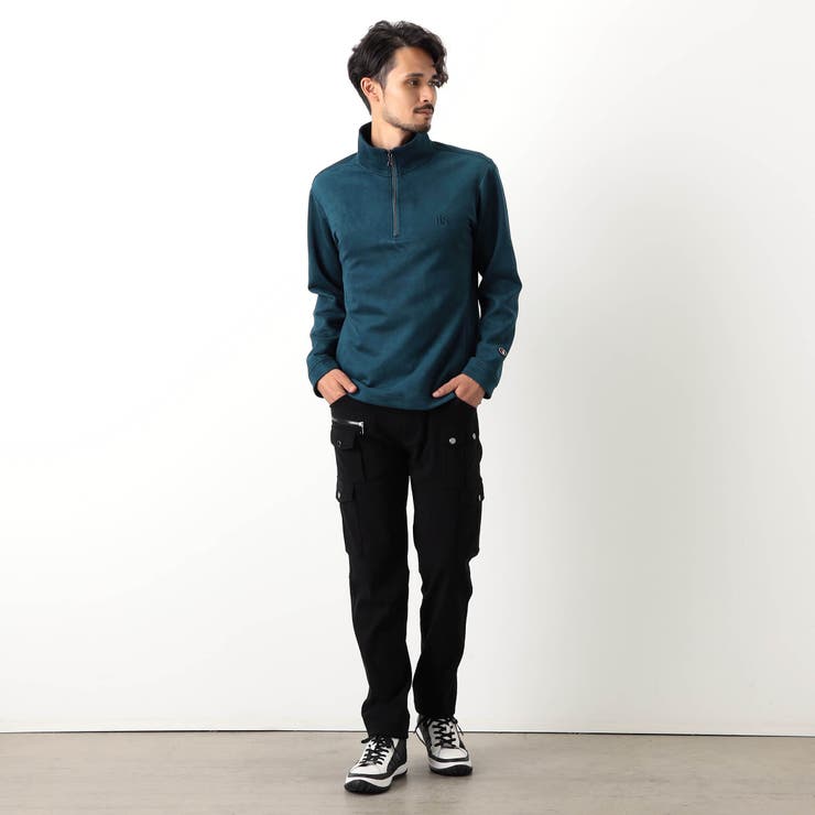 【NICOLE SPORTS】スウェード調ハーフジッププルオーバー | NICOLE | 詳細画像5 