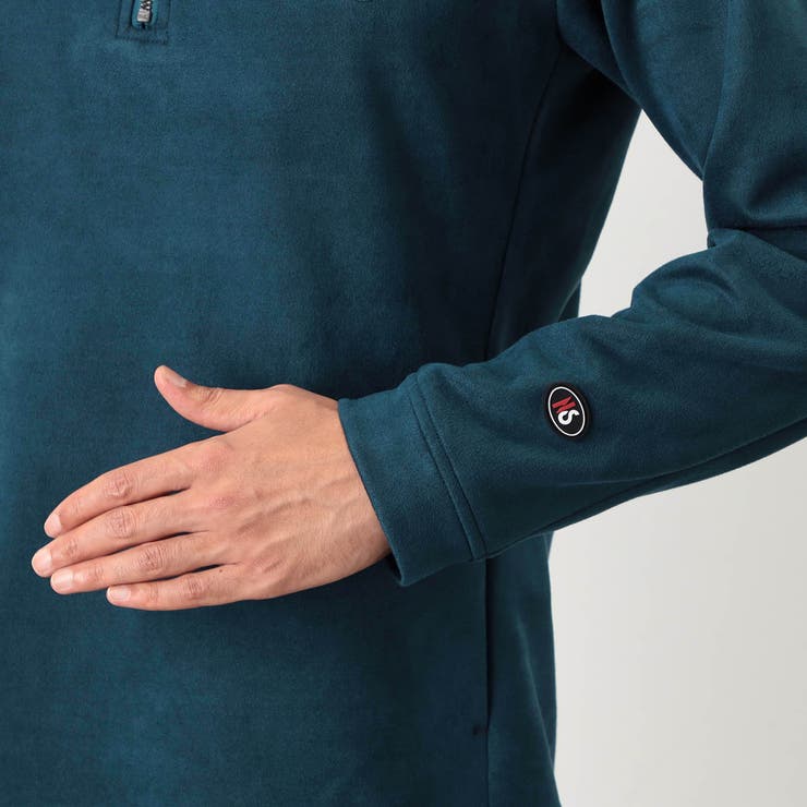 【NICOLE SPORTS】スウェード調ハーフジッププルオーバー | NICOLE | 詳細画像9 