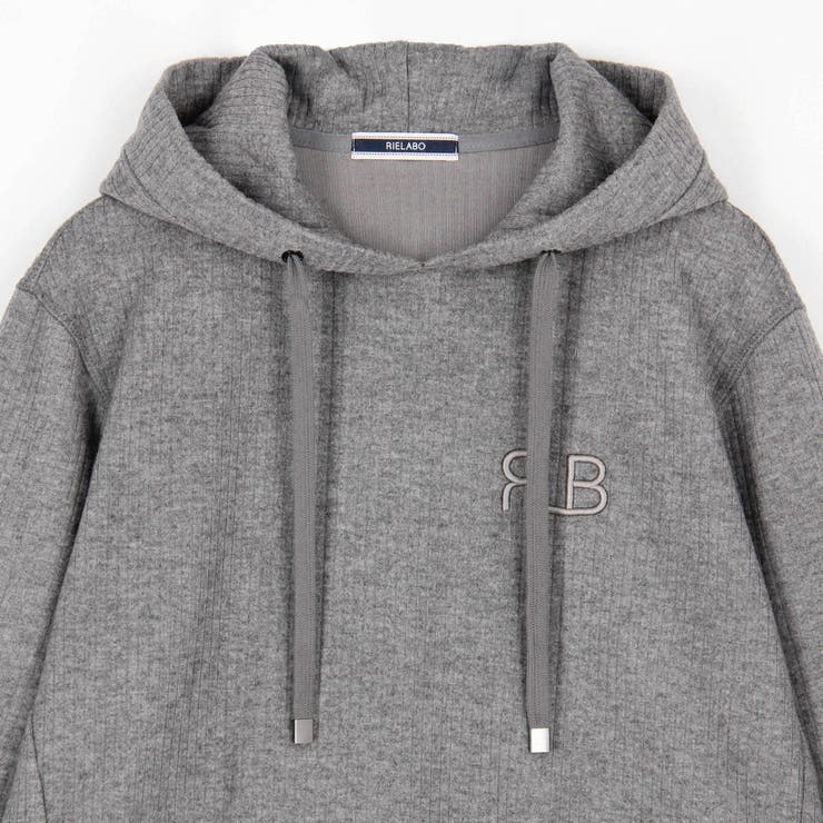 【RIELABO】エンブロイダリーロゴ プルオーバーパーカ | NICOLE | 詳細画像12 