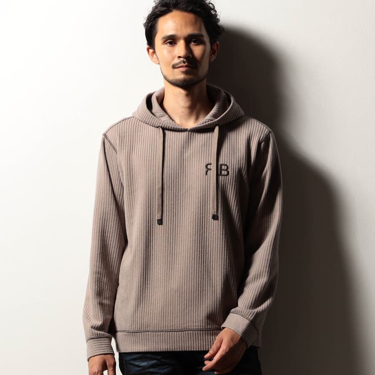 18ベージュ | 【RIELABO】エンブロイダリーロゴ プルオーバーパーカ | NICOLE