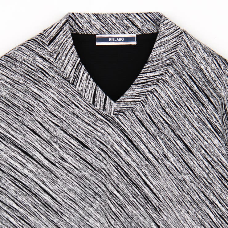 【RIELABO】アラカルトパターン ドレスＶネックカットソー | NICOLE | 詳細画像12 