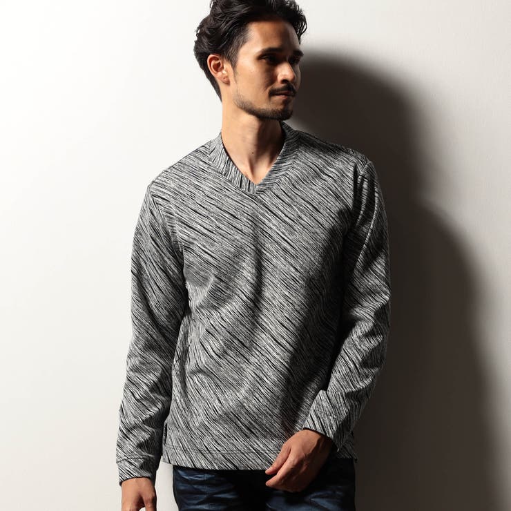 【RIELABO】アラカルトパターン ドレスＶネックカットソー | NICOLE | 詳細画像18 