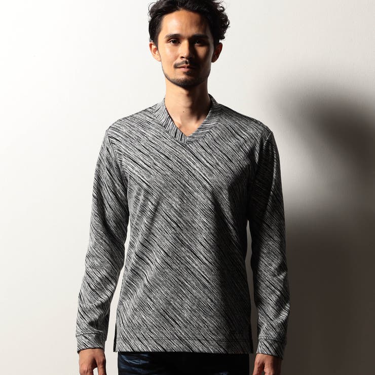 【RIELABO】アラカルトパターン ドレスＶネックカットソー | NICOLE | 詳細画像5 