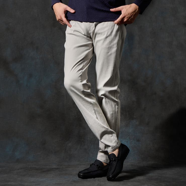 ガムストレッチジャカードパンツ | NICOLE | 詳細画像1 