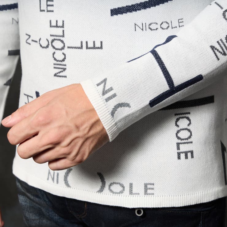 ヴィンテージ NICOLE CLUB for men ウール シャギーニット NICOLE CLUB FOR MEN 2022 WINTER STYLING | NICOLE ONLINE SHOP