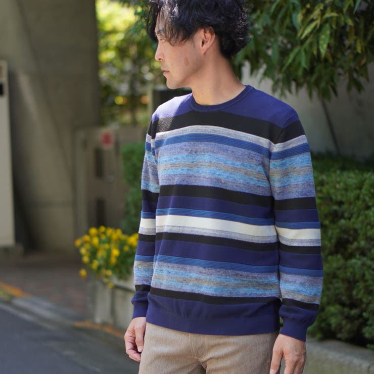 カスリボーダークルーネックニット | NICOLE | 詳細画像13 