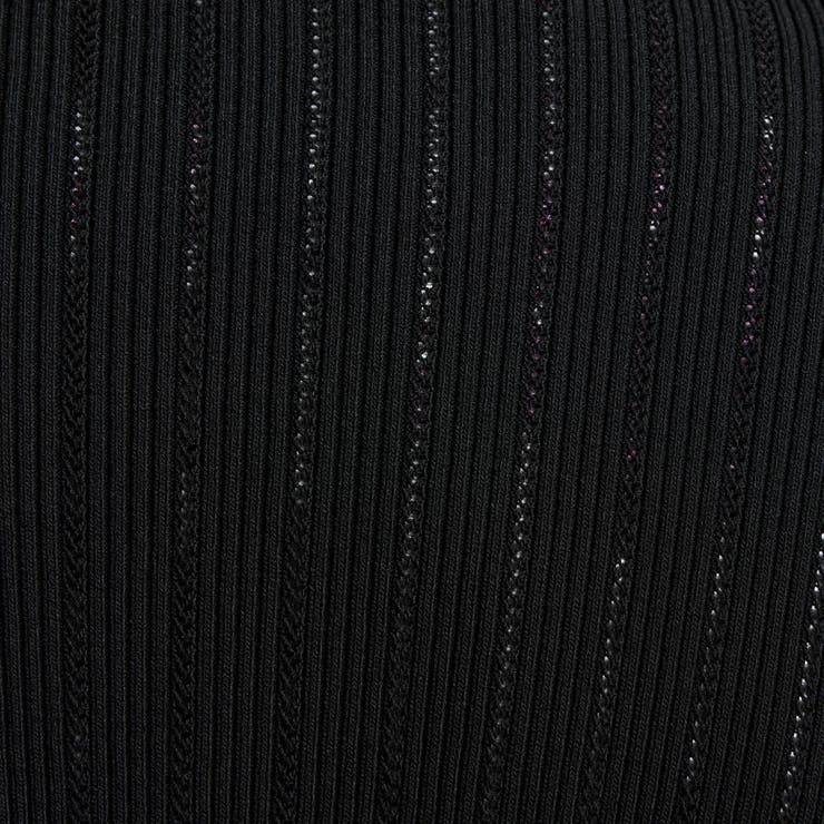 プレーティングリブジャカードニットジップブルゾン | NICOLE | 詳細画像14 