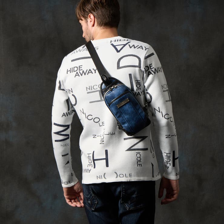 67ネイビー | ミニボディバッグ | NICOLE