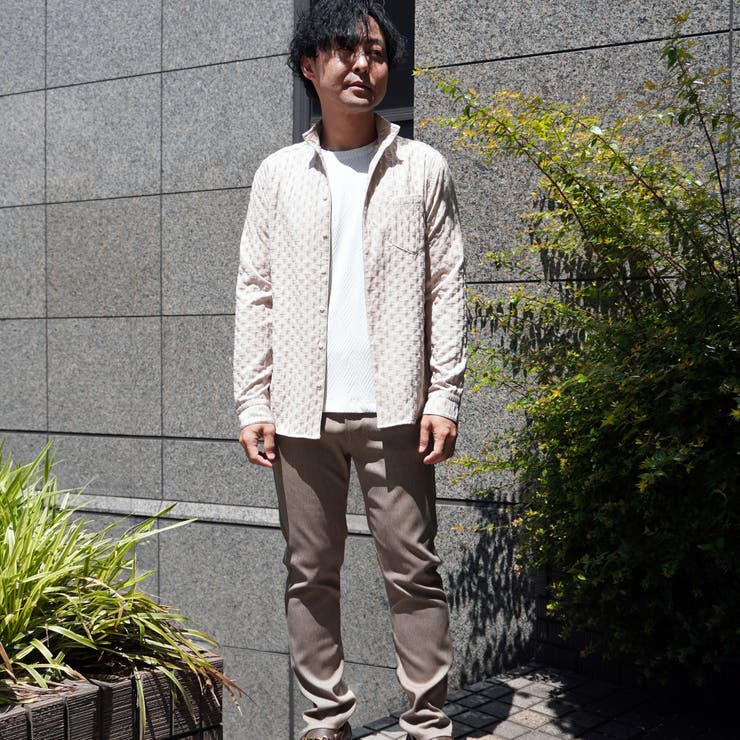 カラーコーティングスタンドカラーシャツ | NICOLE | 詳細画像18 