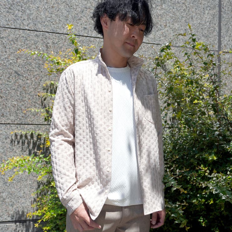 カラーコーティングスタンドカラーシャツ | NICOLE | 詳細画像19 