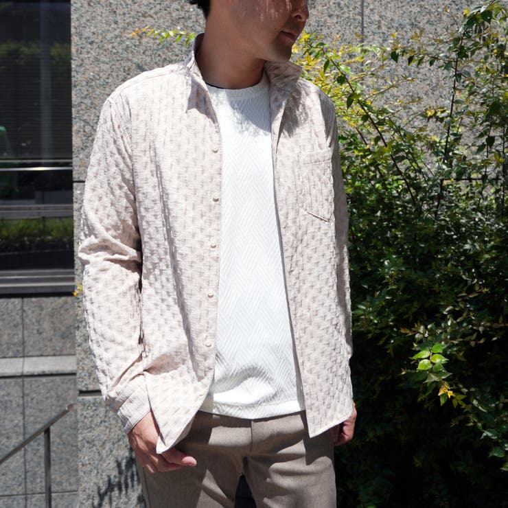 カラーコーティングスタンドカラーシャツ | NICOLE | 詳細画像20 