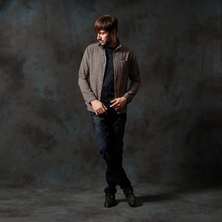 カラーコーティングスタンドカラーシャツ | NICOLE | 詳細画像3 