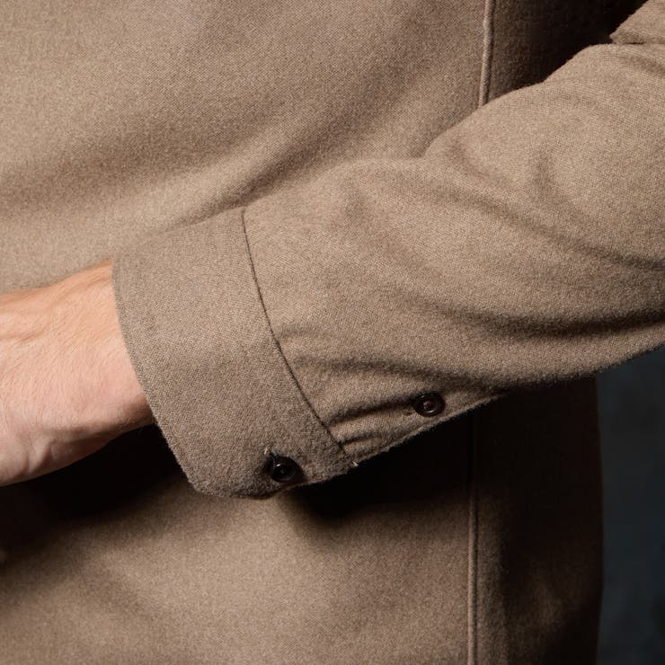 ウールライクショートレギュラーカラーシャツ | NICOLE | 詳細画像8 