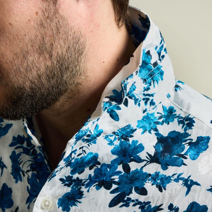 ストレッチサテンジャカードシャツ | NICOLE | 詳細画像11 