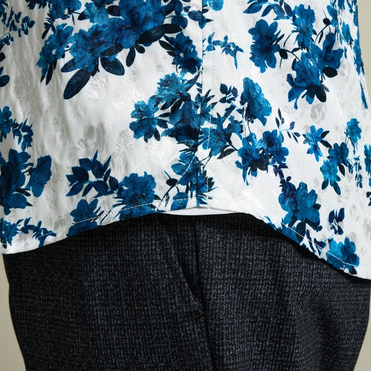 ストレッチサテンジャカードシャツ | NICOLE | 詳細画像15 