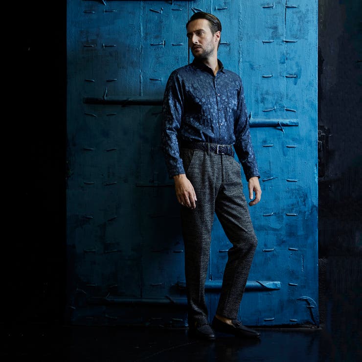 ストレッチサテンジャカードシャツ | NICOLE | 詳細画像2 